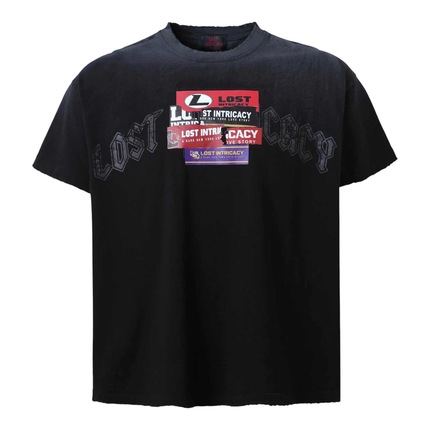 T-Shirt Lost Intricacy Black Banners Arch Logo