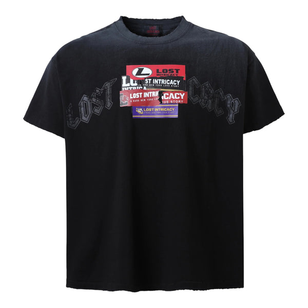 T-Shirt Lost Intricacy Black Banners Arch Logo
