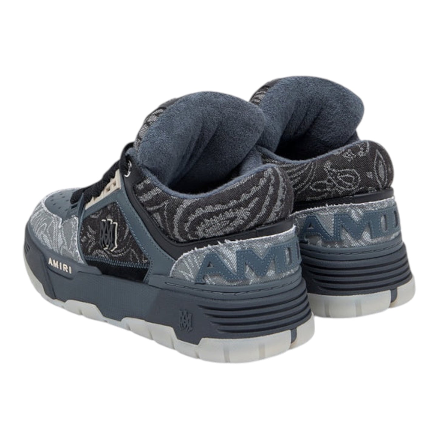 AMIRI Blue Bandana Jacquard MA-1 Sneakers