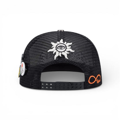 GS Forever Trucker Hat Godspeed Black/Blue/Orange Boom