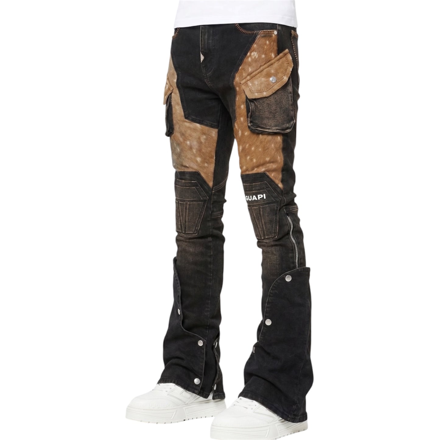 Denim OG Brown Cowhide Cargo