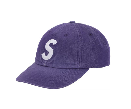 Supreme Cordura Denim S Logo 6-Panel Purple