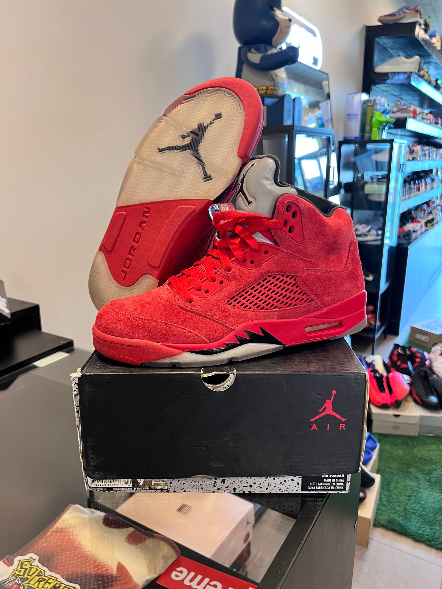 Jordan 5 Retro Red Suede