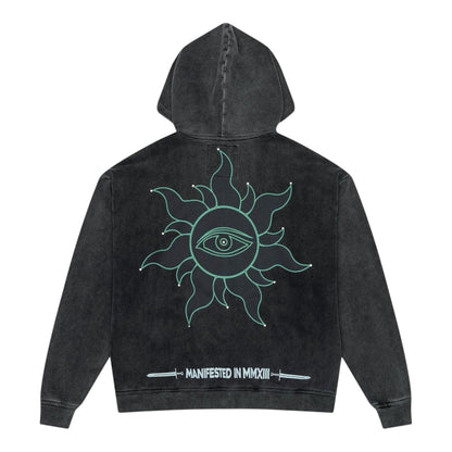 Hoodie Zip Up Godspeed Sunken Liberty Grey Wash