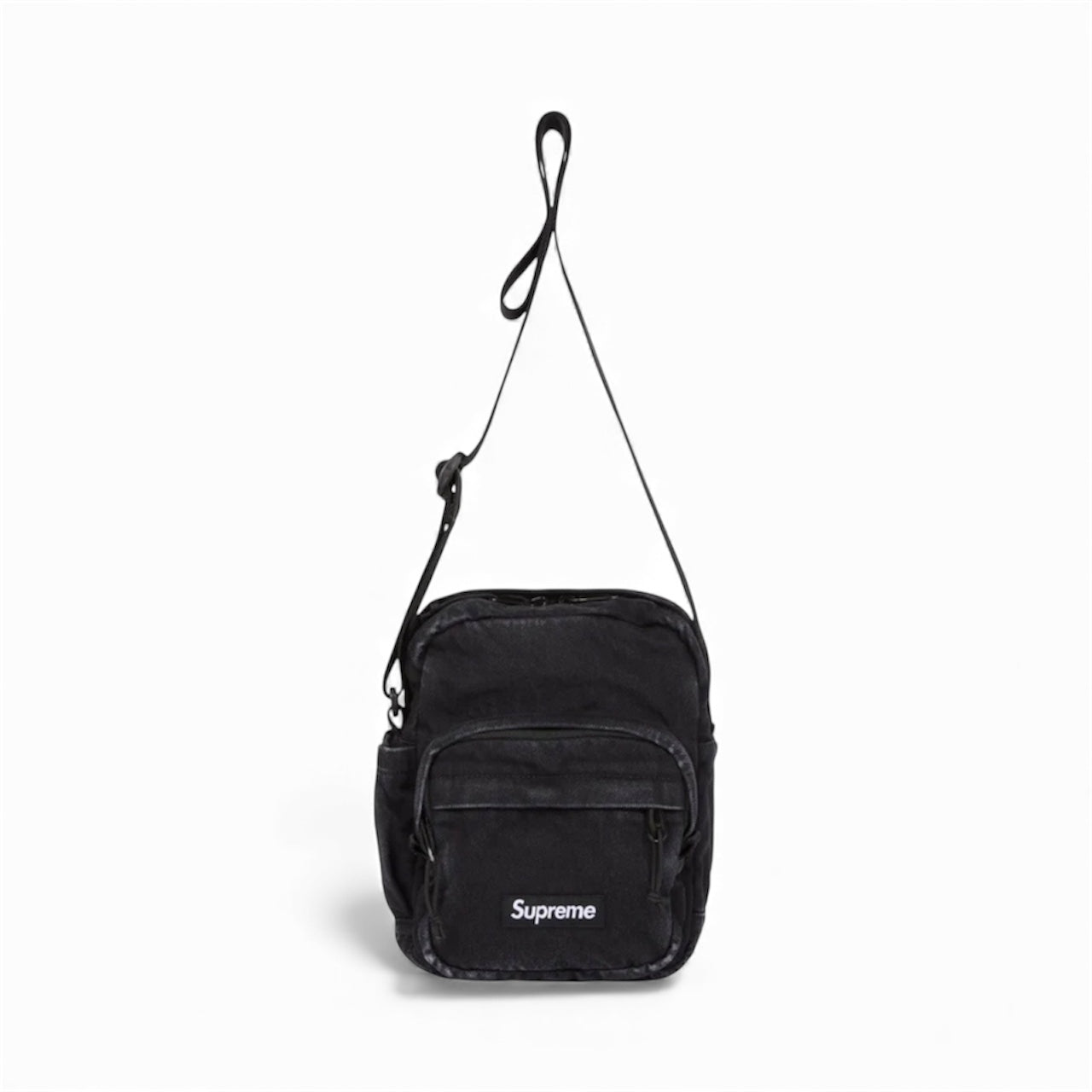 Supreme Denim Shoulder Bag Black