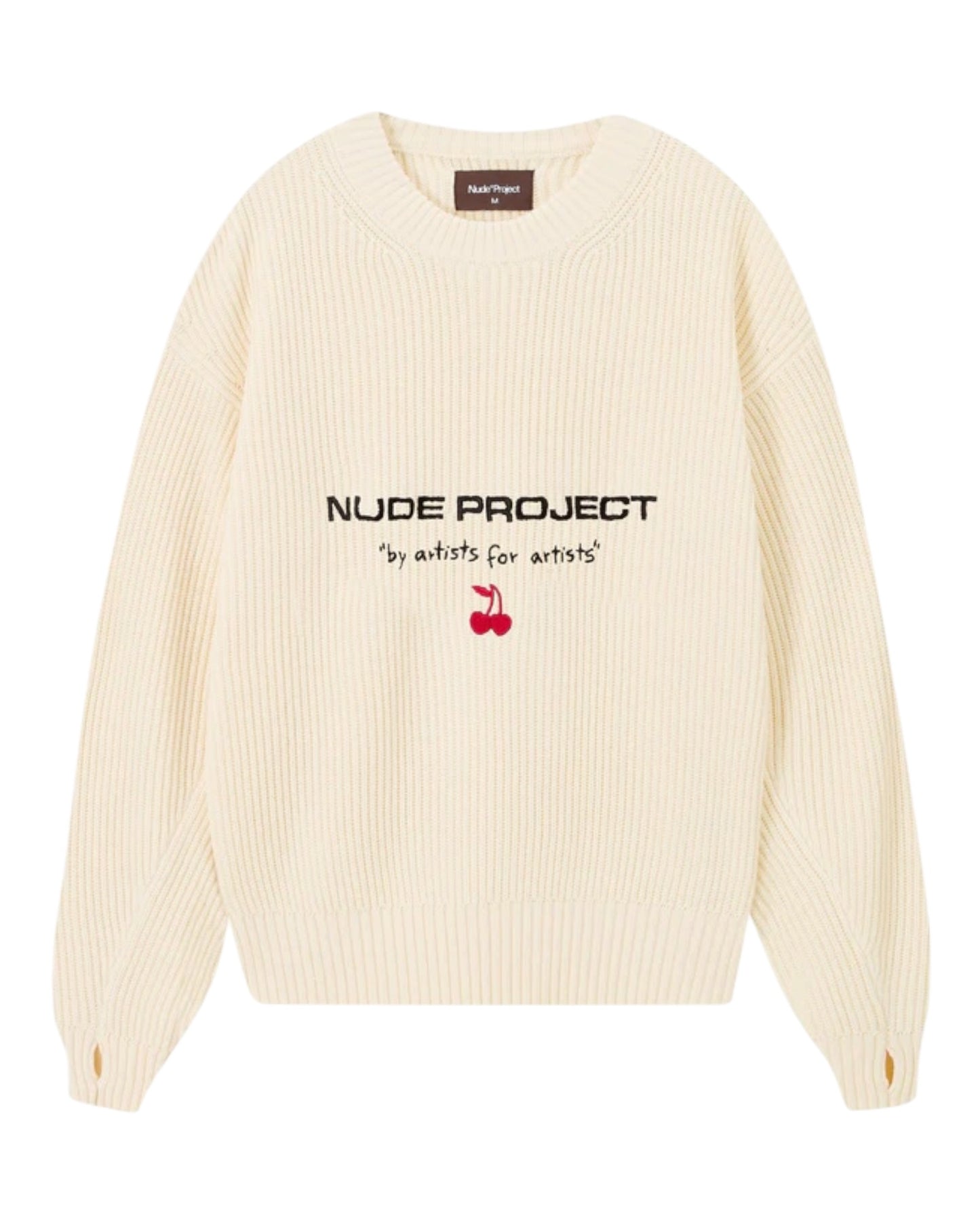 Nude Project Jersey Wavy Blanco Crema