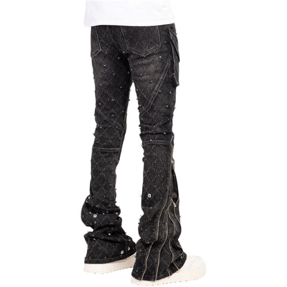 Denim GP Obsidian Black Coffin Arc Embellished