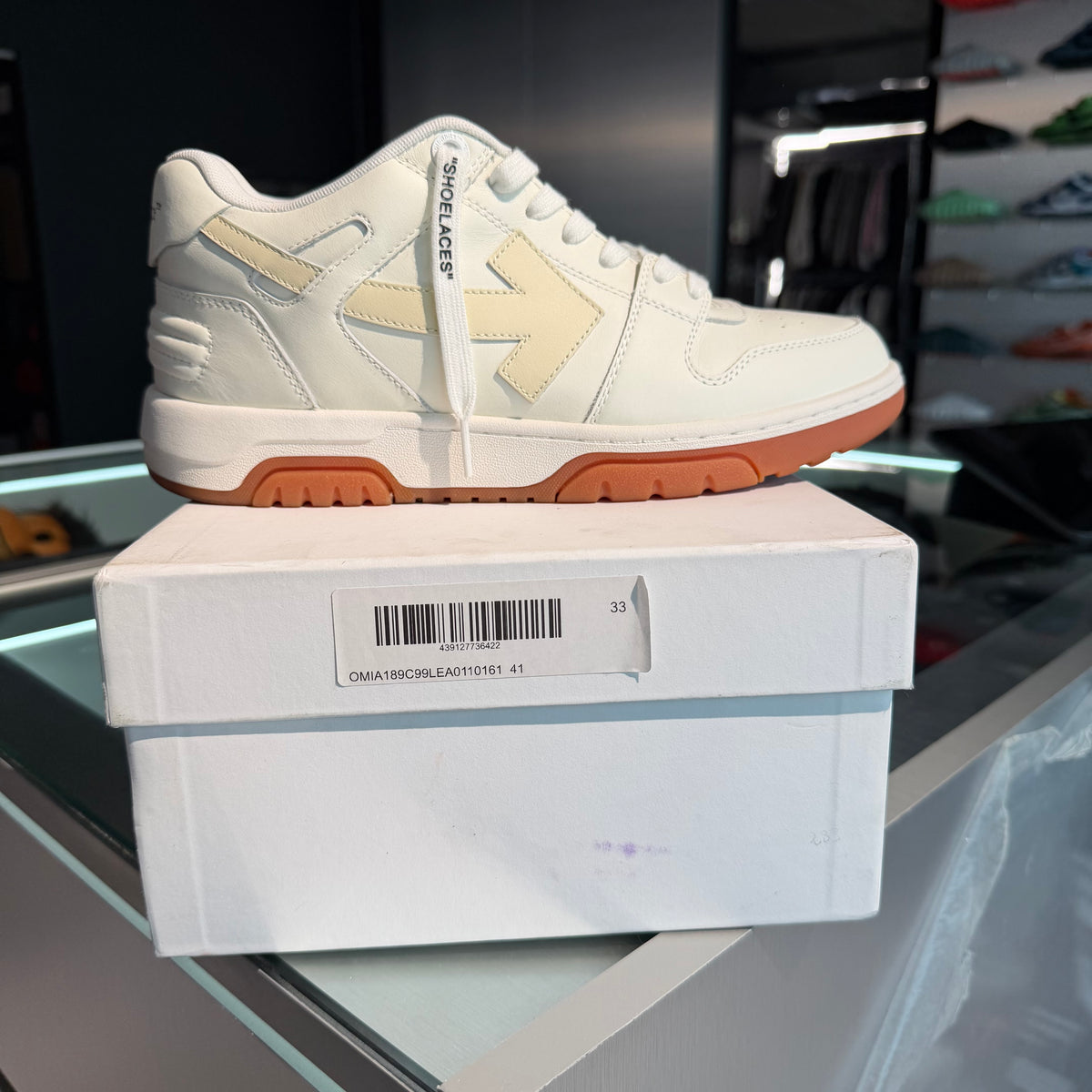 Off-White Out of Office Panelled Leather (USADA)