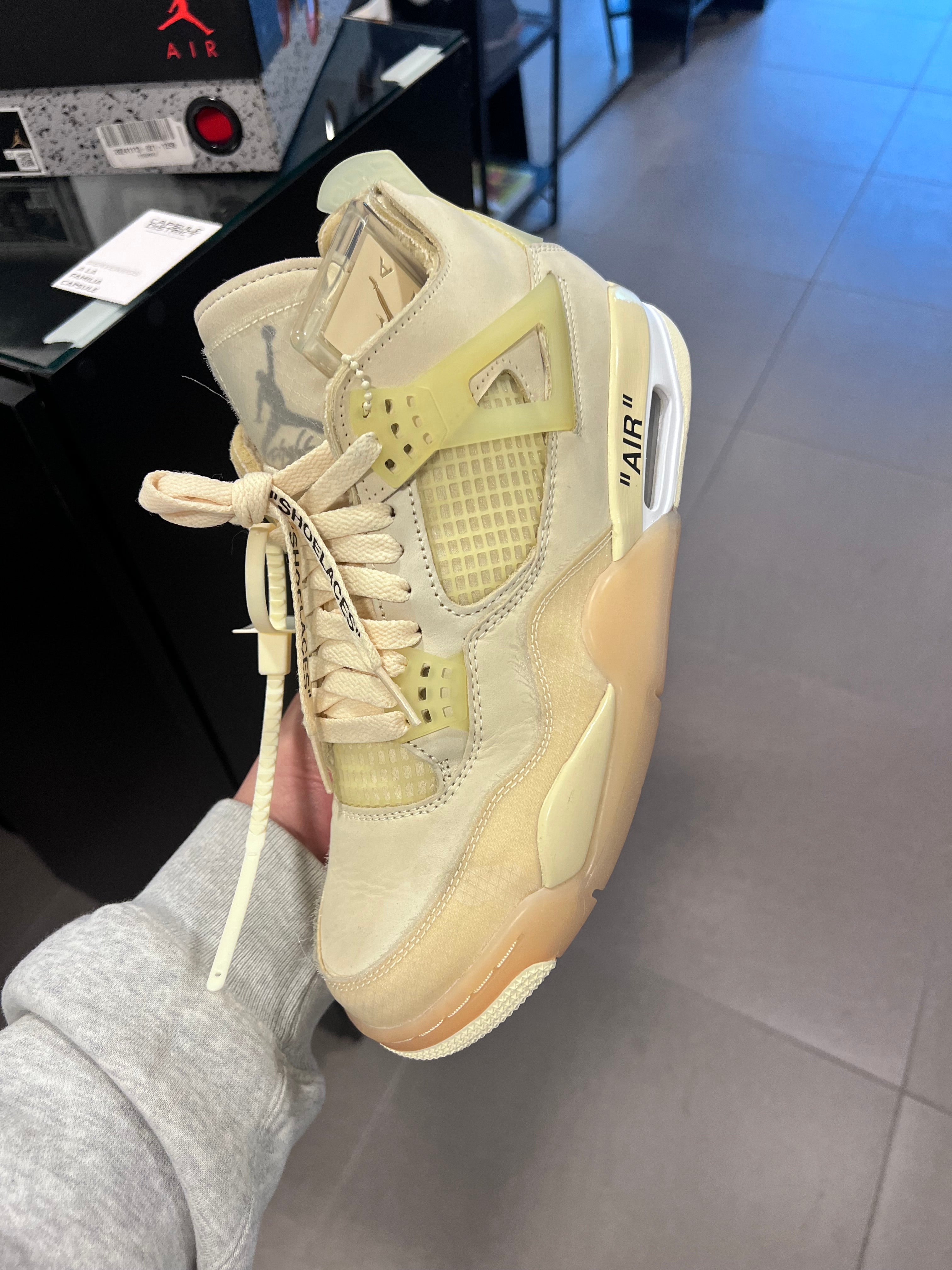Jordan 4 Retro Off-White Sail (Women's) (USADA) – Capsule district
