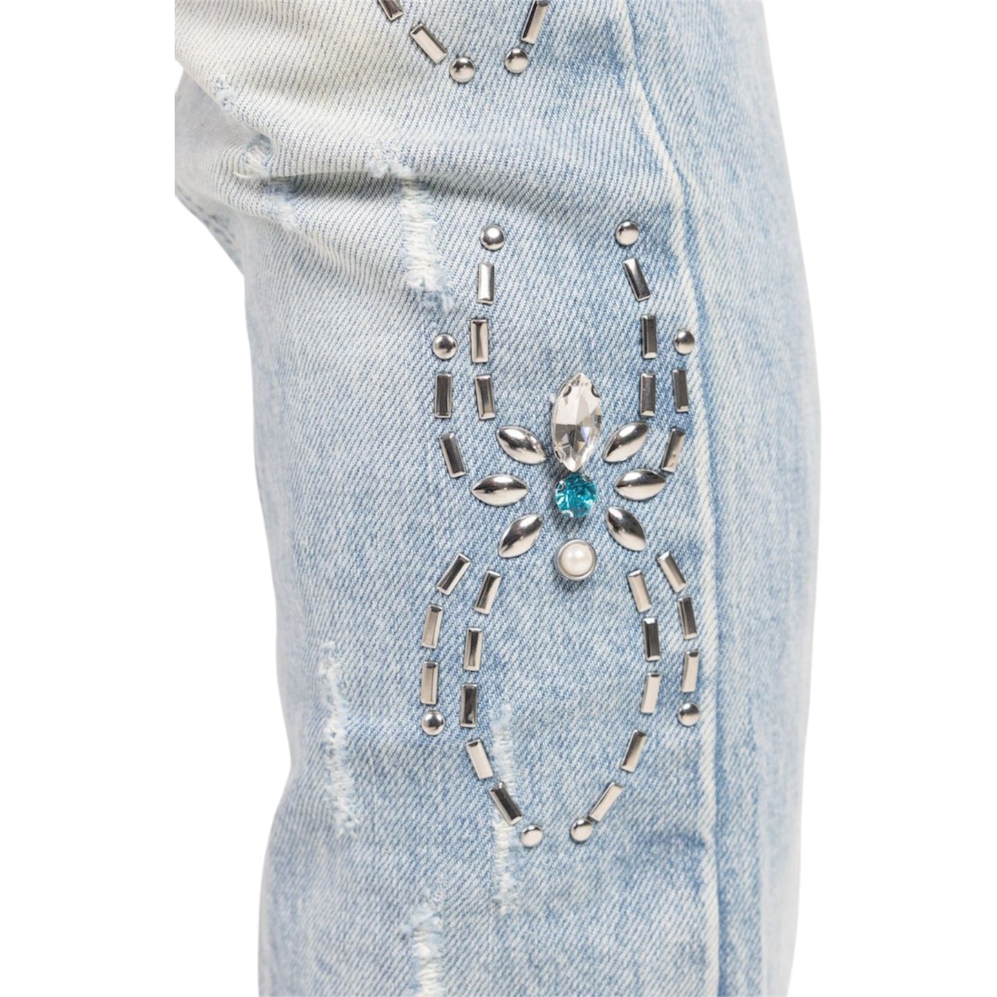 Denim Guapi Aqua Blue Spider