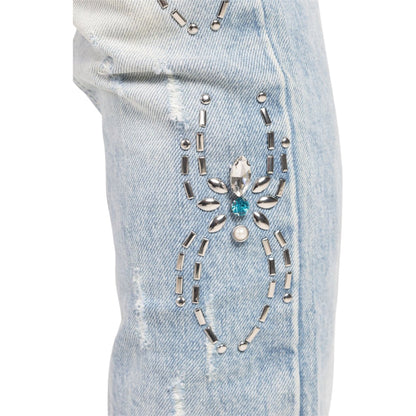 Denim Guapi Aqua Blue Spider