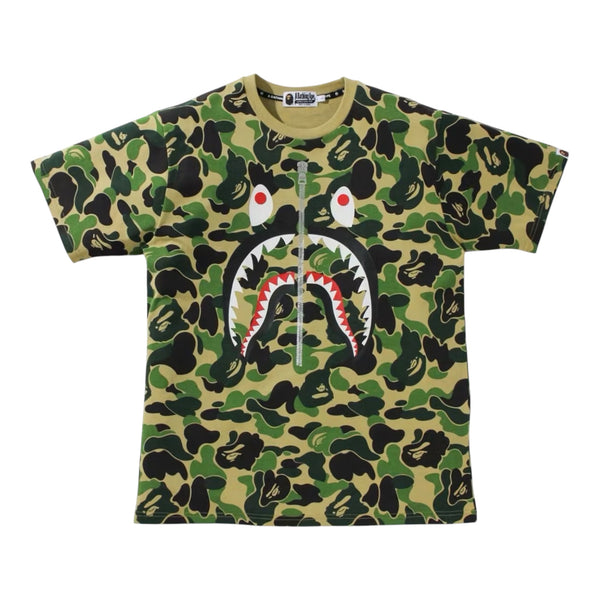T-Shirt Bape Big ABC Camo Shark Green