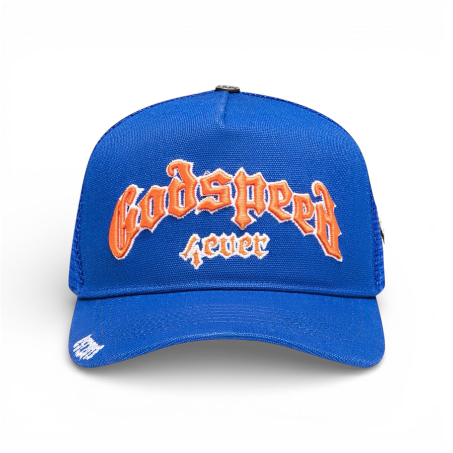 GS Forever Trucker Hat Godspeed Blue/Orange Boom