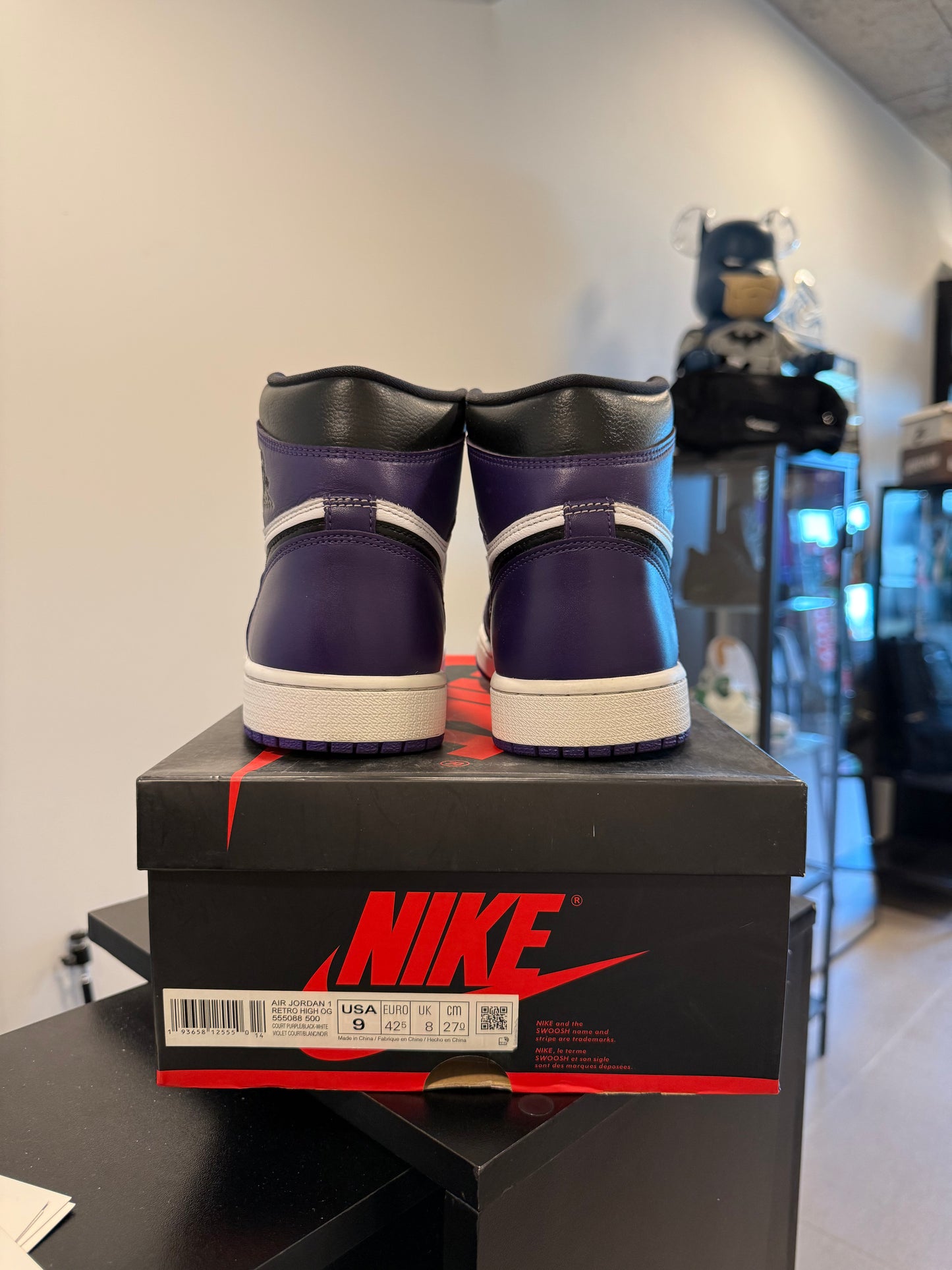 Jordan 1 Retro High Court Purple White