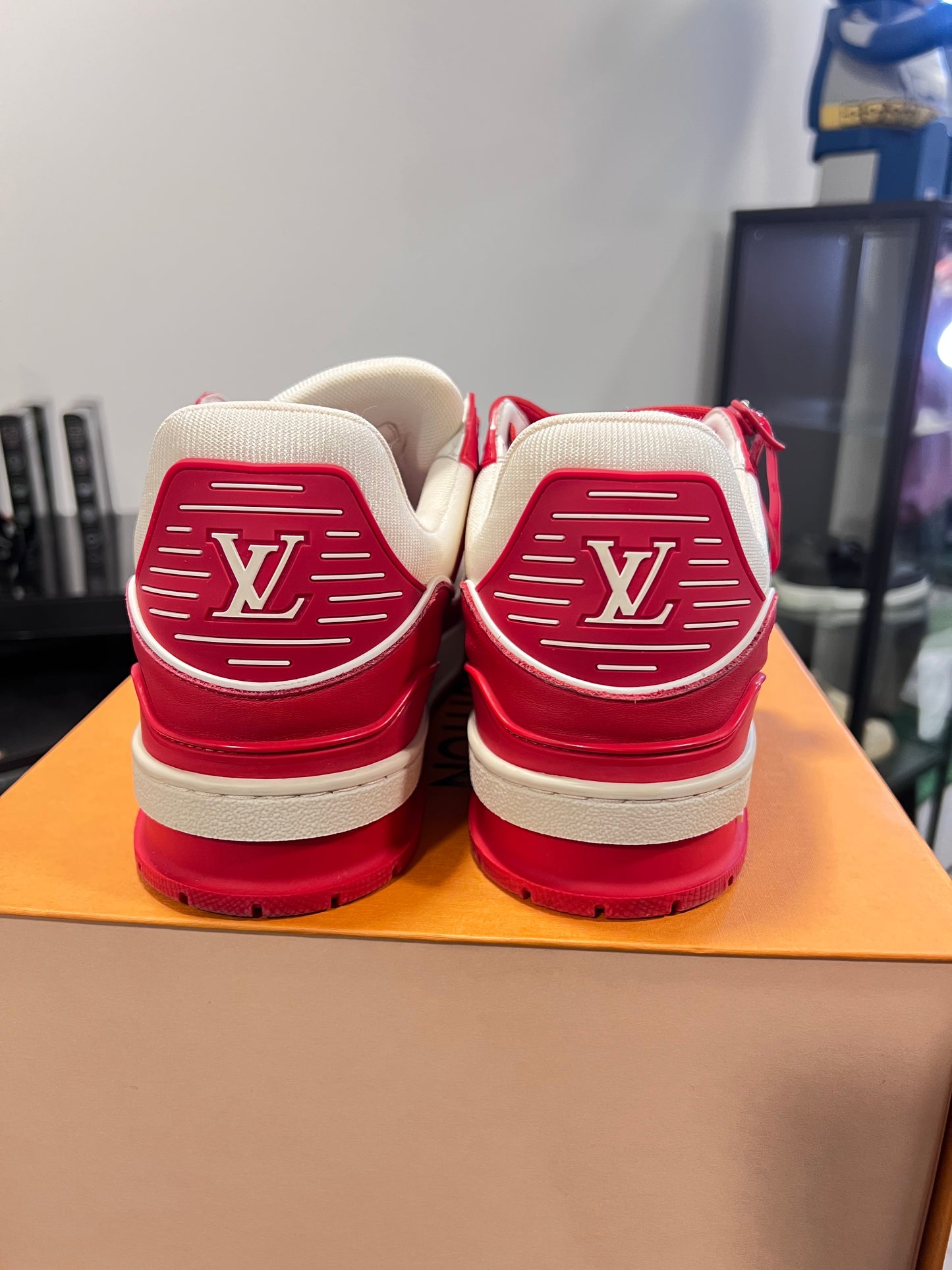 Louis Vuitton Trainer Red White