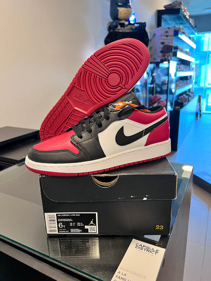 Jordan 1 Low
Bred Toe (GS)