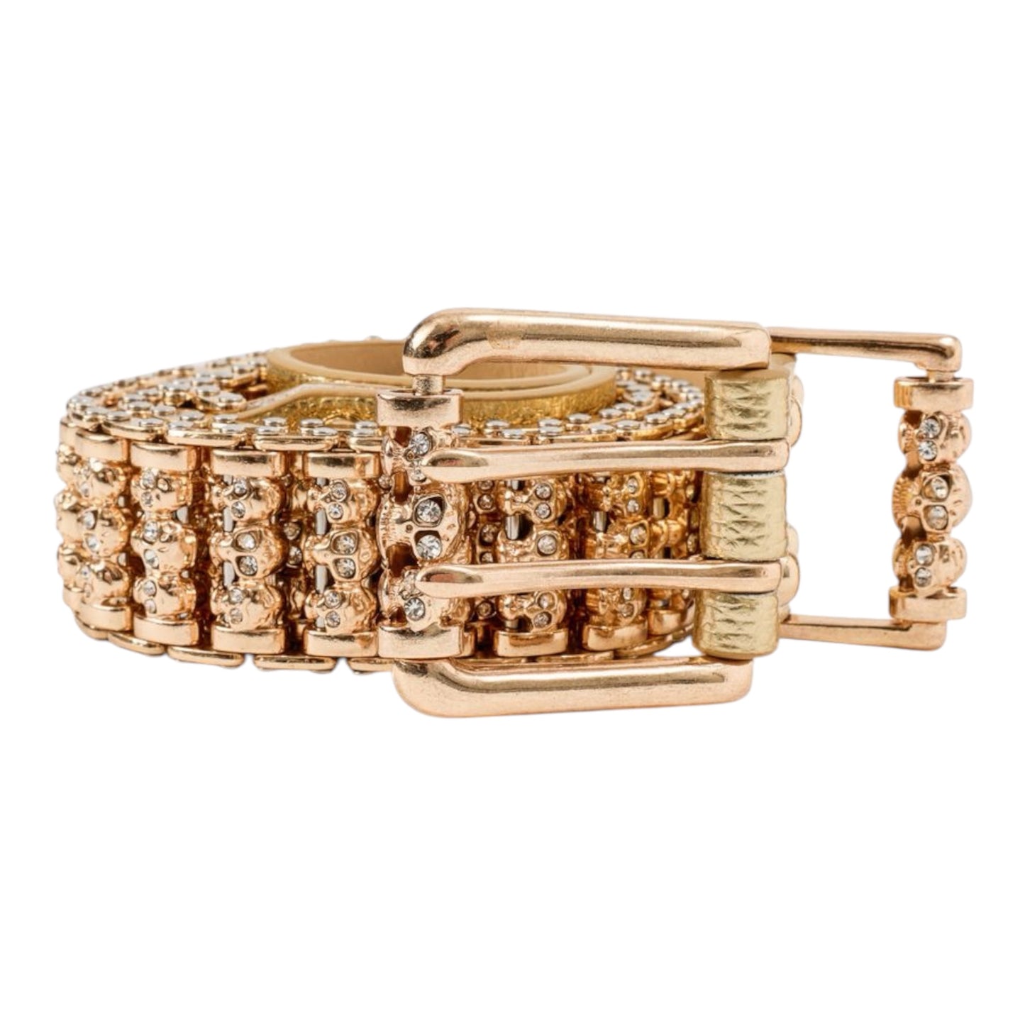 Belt Gold Skull Roller