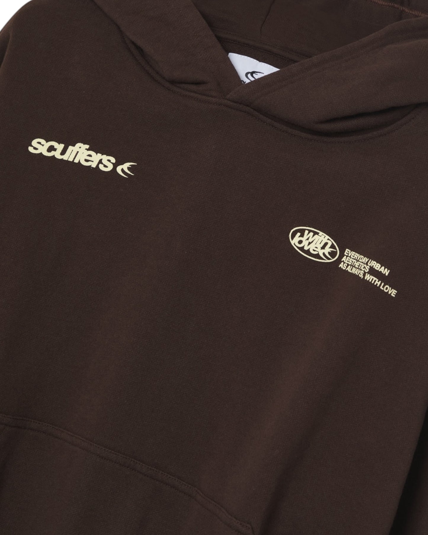 Scuffers Sign Brown Hoodie