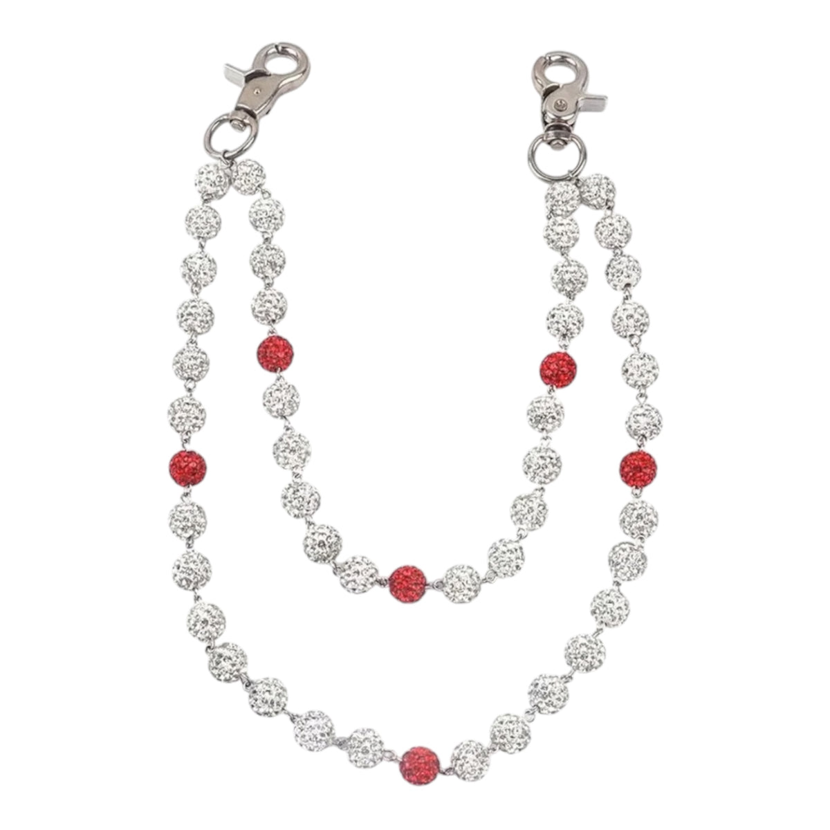 Pocket Chain Silver/Red