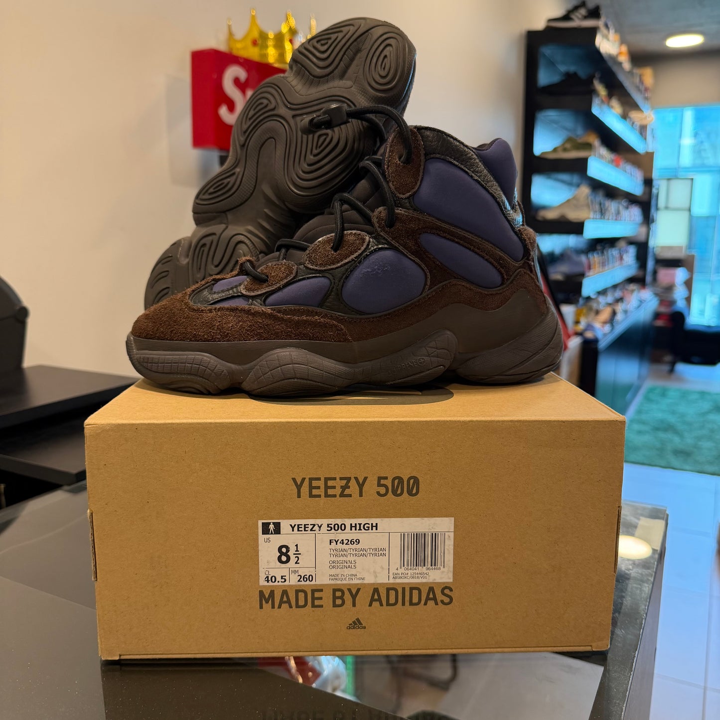 Adidas Yeezy 500 High Tyrian (USADA)