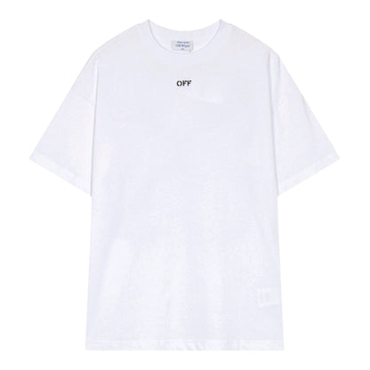 OFF-WHITE Back Embroidery T-shirt White