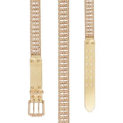 Belt Gold Skull Roller
