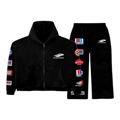 Tracksuit Bottega Desires Black Patches