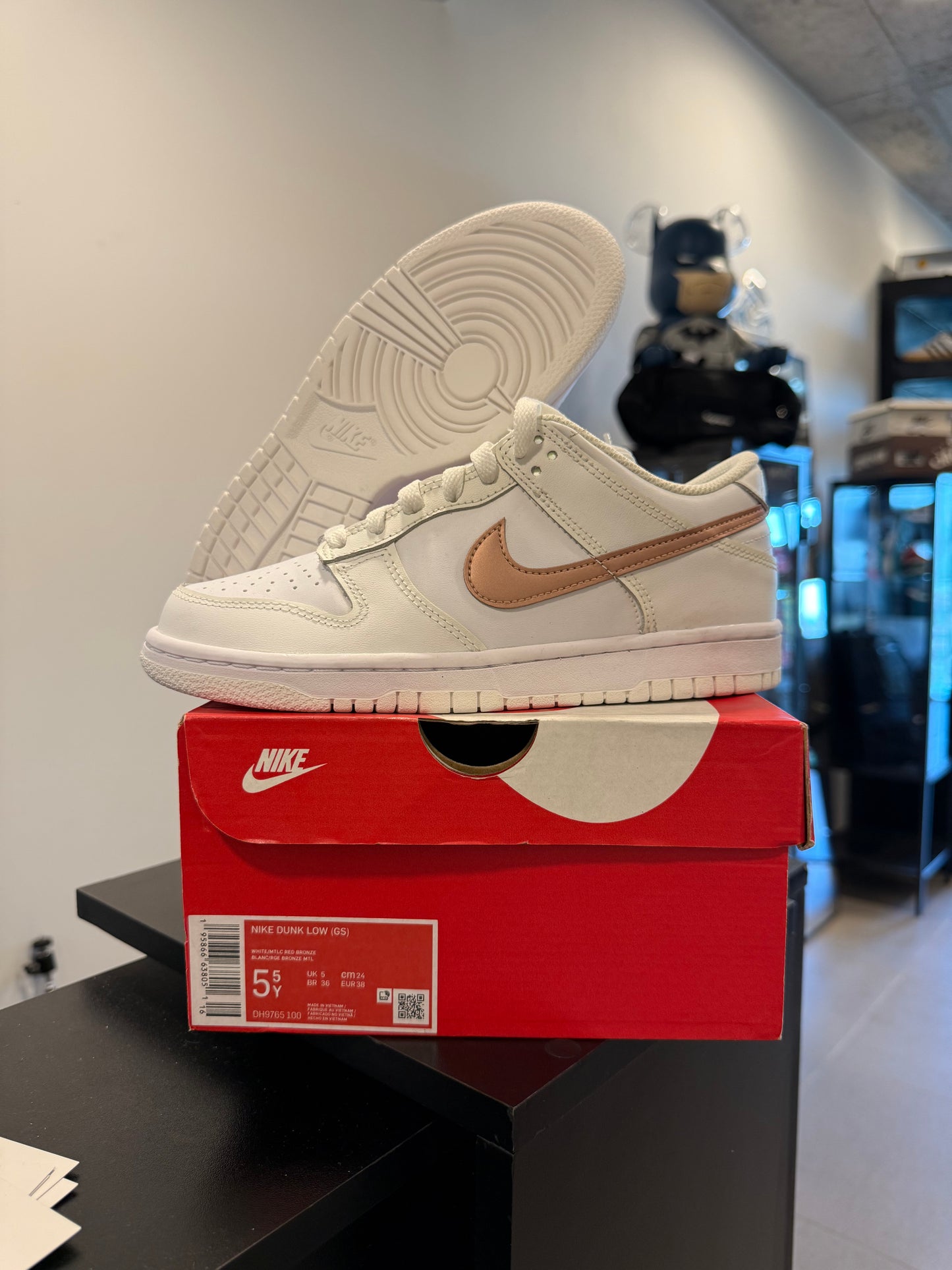 Dunk Low White Pink (GS)