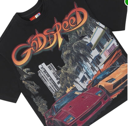 T-Shirt Godspeed South Beach Drive Miami Superrun Black