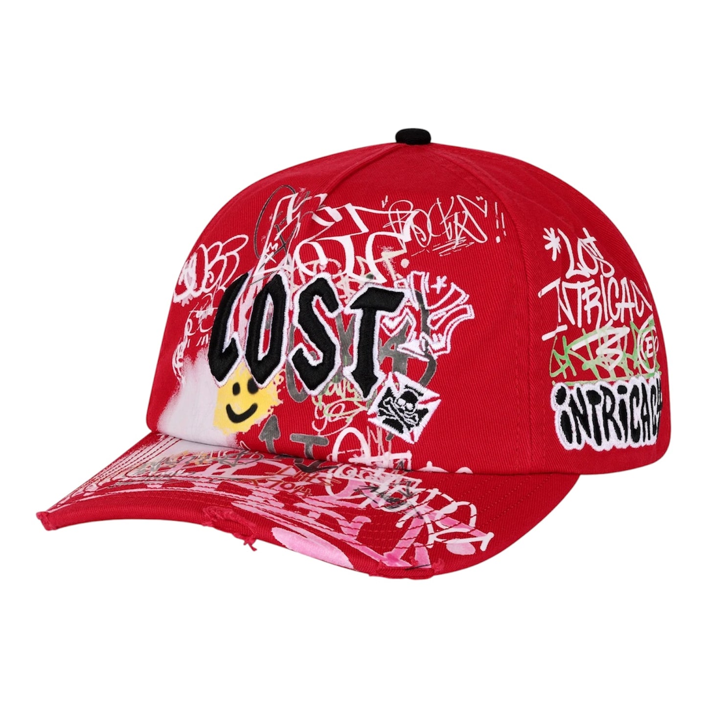 Cap Lost Intricacy Red NY Canvas