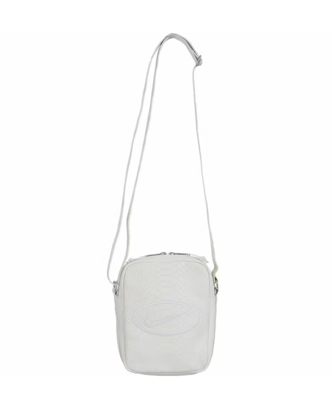 Supreme Nike Leather Shoulder Bag White