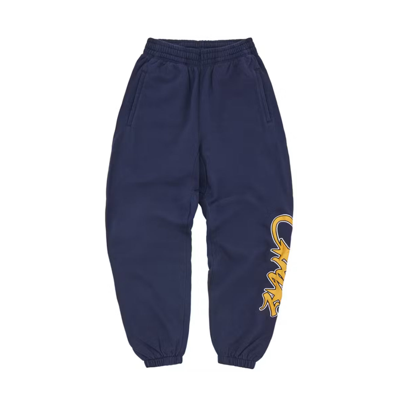 Corteiz Satin Applique Allstarz Joggers Navy