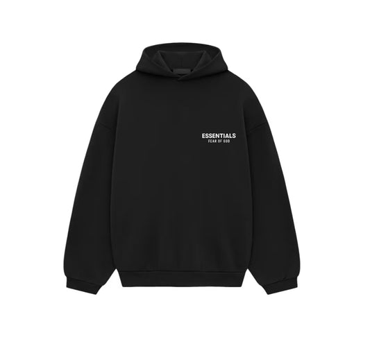 Fear Of God Essentials Fleece Hoodie Black