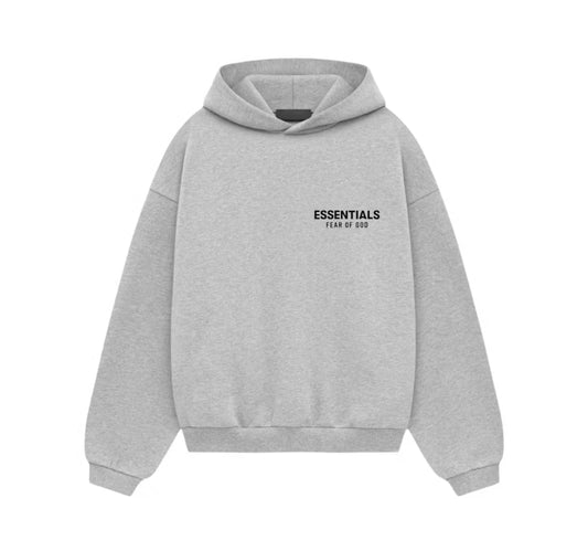 Fear Of God Essentials Fleece Hoodie Light Heather Grey