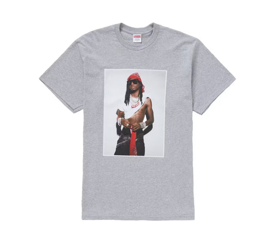 Supreme Playboi Carti Tee Heather Grey