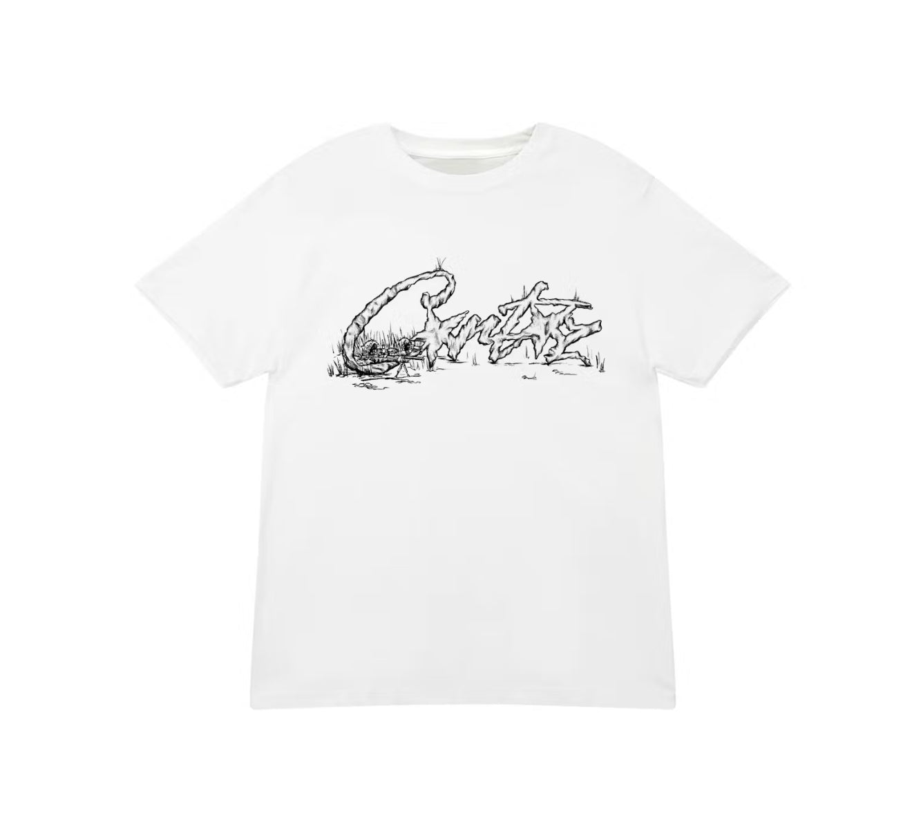 T-Shirt Corteiz Sniper White