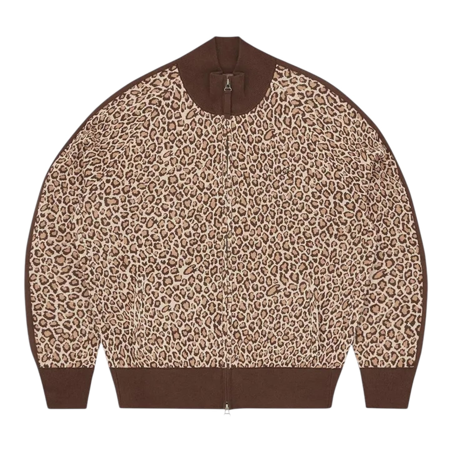 Knit Zip Up Sweater Corteiz Allstarz Print
