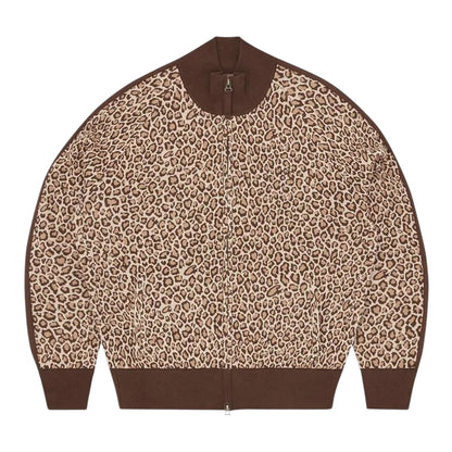 Knit Zip Up Sweater Corteiz Allstarz Print