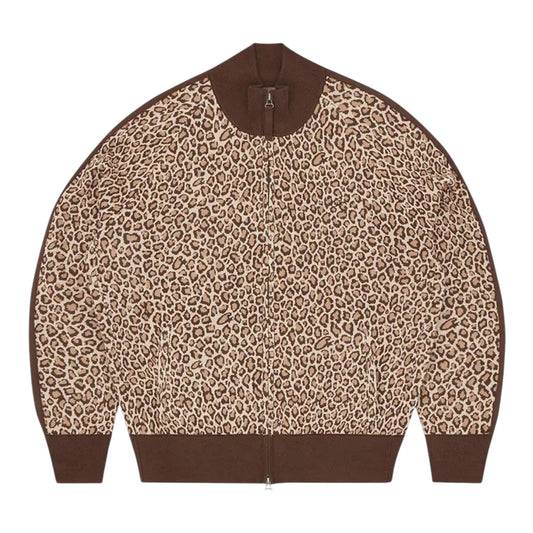 Knit Zip Up Sweater Corteiz Allstarz Print