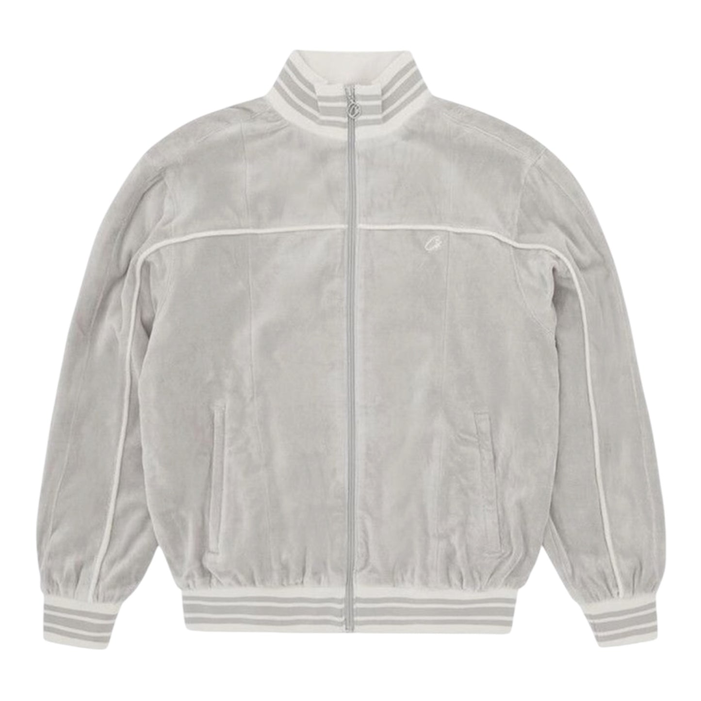 Jacket Corteiz Velour VVS Uptown Grey