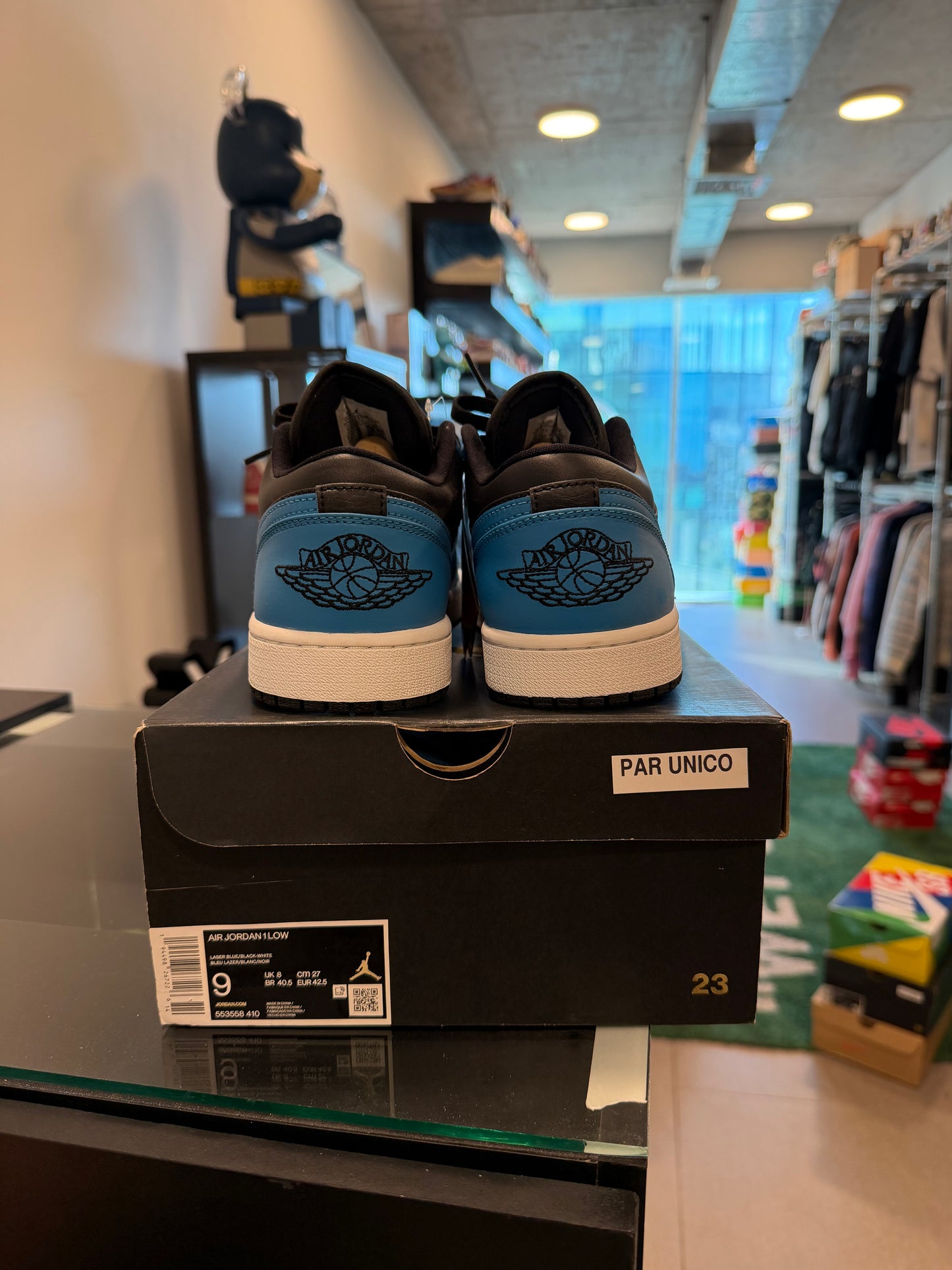 Jordan 1 Low Laser Blue Black