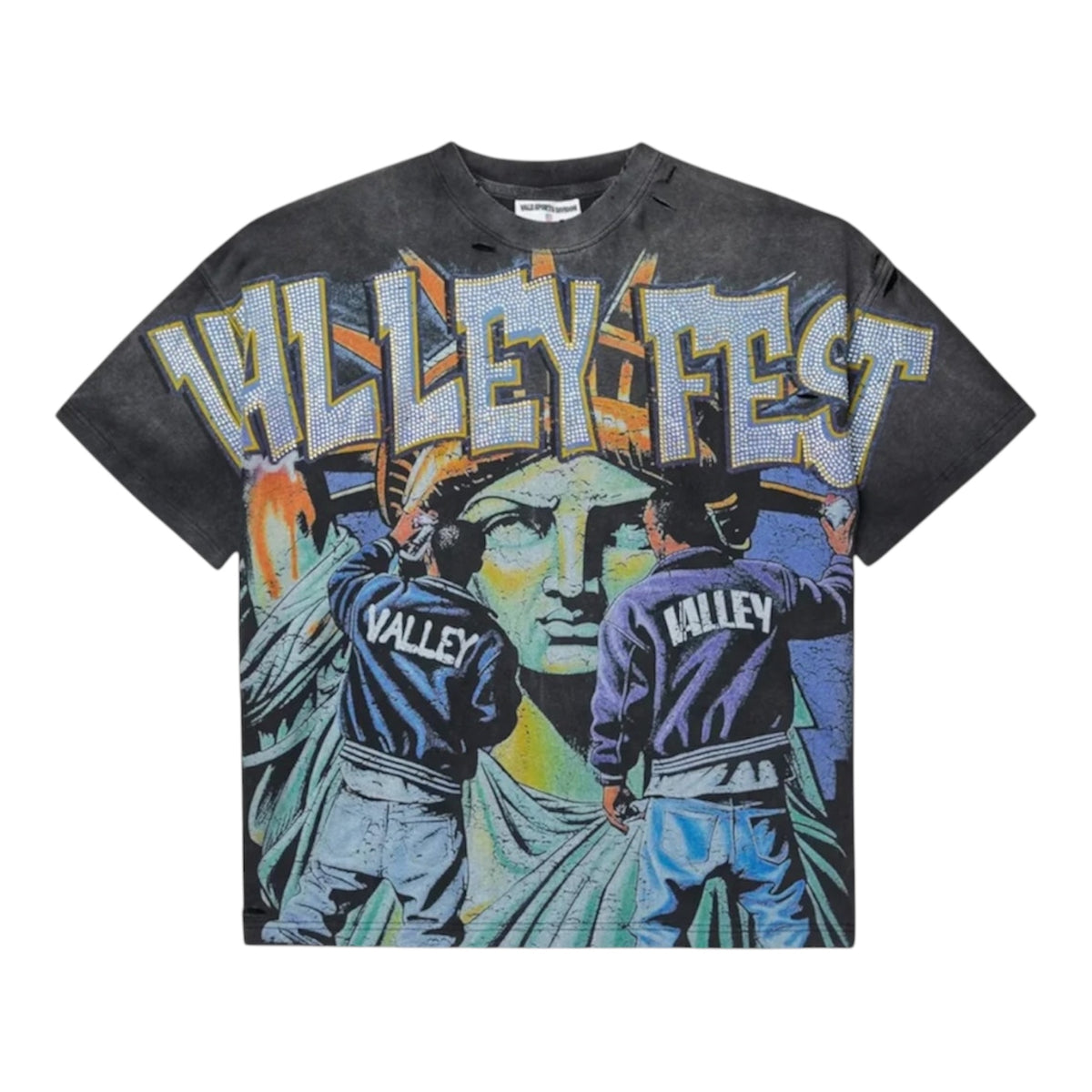 T-Shirt Valley Graffiti Black