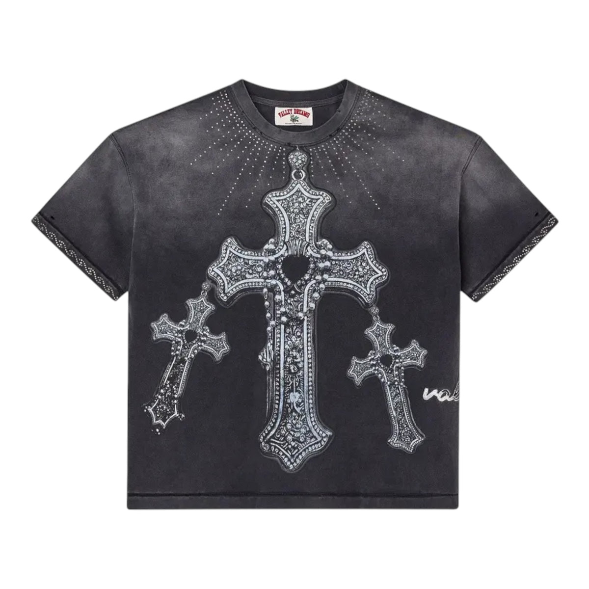 T-Shirt Valley Pierced Black