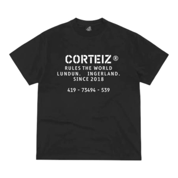 T-Shirt Corteiz Stencil Black