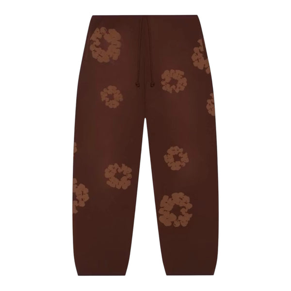 Denim Tears Mono Cotton Wreath Sweatpants Brown