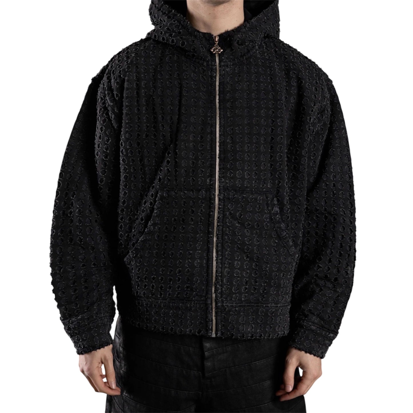Hoodie Zip Dark Stealth
