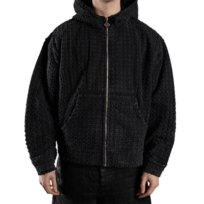 Hoodie Zip Dark Stealth