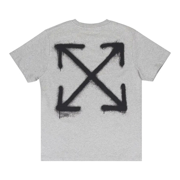 OFF-WHITE Spray Can Arrow Slim T-Shirt Grey