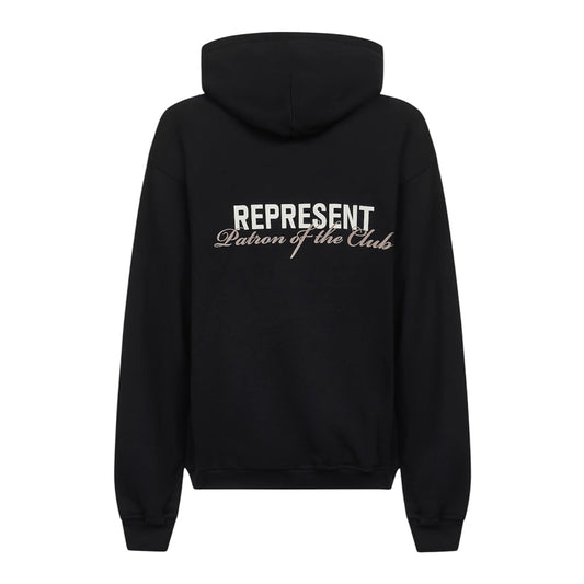Represent Patron Of The Club Hoodie Black