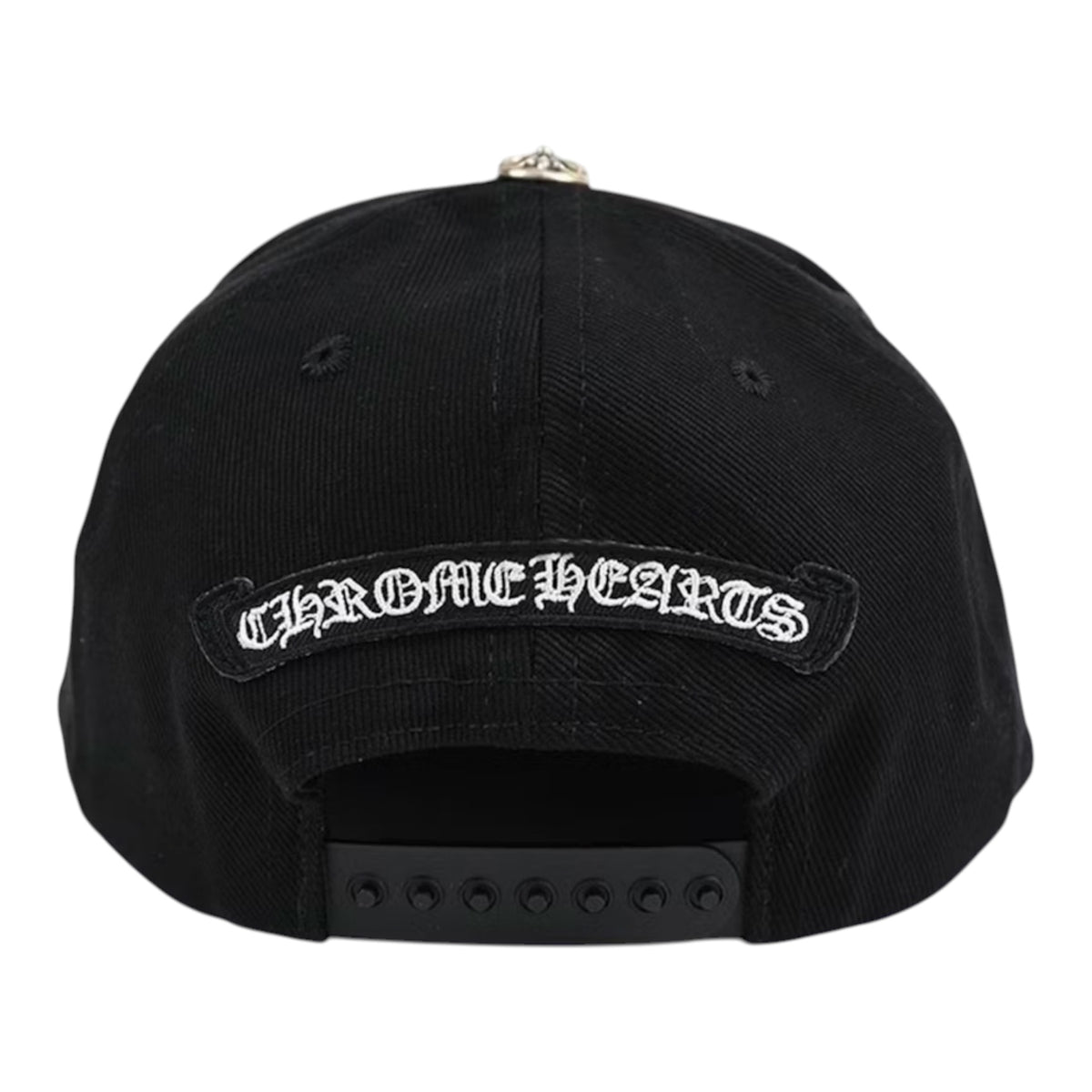 Chrome Hearts Trucker Hat Dagger Denim Basseball Black/White — 2